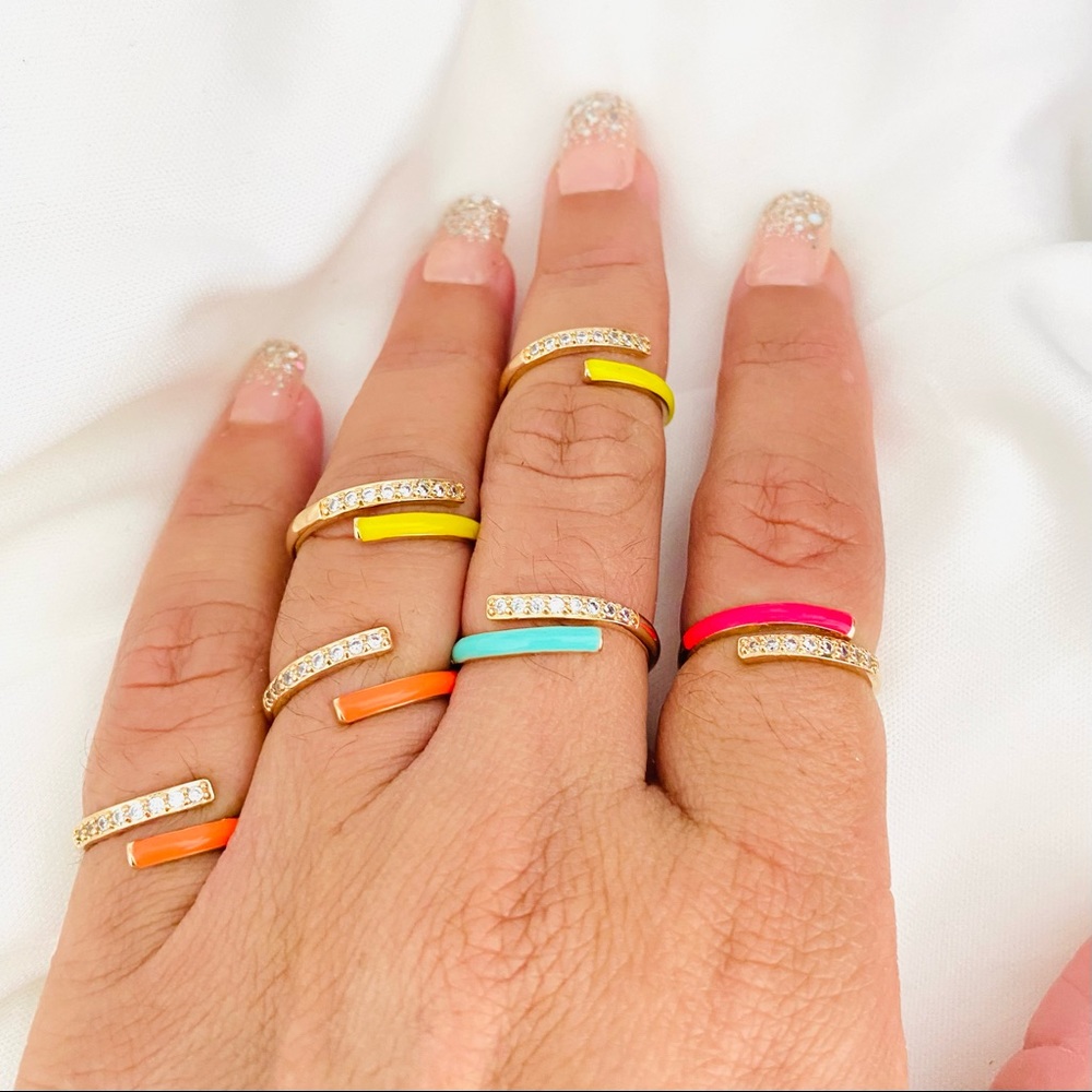Neon Adjustable Ring